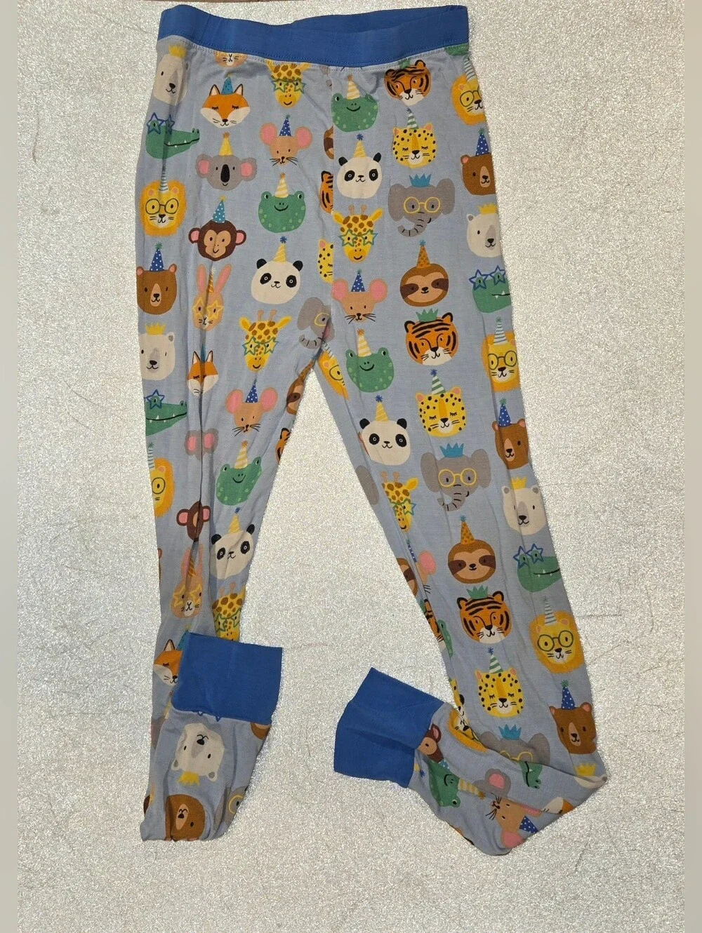 Preowned Good Boys Little Sleepies Birthday Pajamas Set Size-9/10